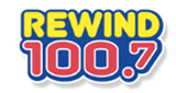 Rewind 100.7 logo