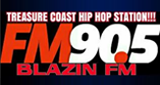 BLAZIN FM 90.5 logo