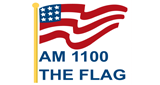 The Flag 1100 AM / WZFG logo