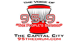 95.9 FM The DRUM logo