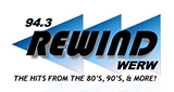 Rewind 94.3 FM logo