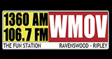 WMOV 1360AM / 106.7FM logo