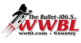 The Bullet 106.5 FM logo