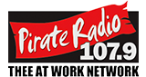 107.9 Pirate Radio logo