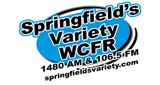 Springfields Variety / WCFR 1480 AM/106.5 FM logo