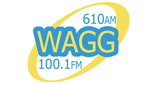 WAGG 610 AM and 100.1 FM logo