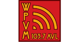 WPVM 103.7 logo