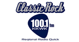 Classic Rock 100.1 logo