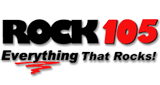 Rock 105 / 105.1 WKLC/FM logo