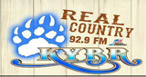 Real Country 92.9 FM / KYBR logo