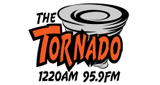KDDR / The Tornado 1220 AM/95.9 FM logo