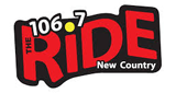 106.7 The Ride logo