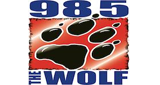 98.5 The Wolf / KEWF logo