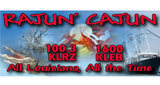 KLEB 1600 AM / The Rajun' Cajun logo