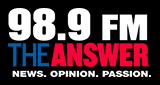 98.9 The Answer logo