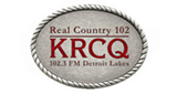 Real Country 102.3 KRCQ logo