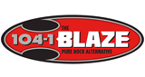 The Blaze 104.1 FM / KIBZ/FM logo