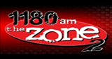 1180 AM The Zone 2 / KZOT logo