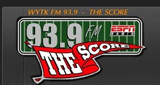 93.9 The Score logo