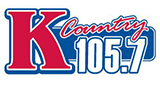K Country 105.7 logo