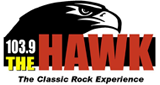 103.9 The Hawk logo