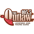 105.5 The Outlaw logo