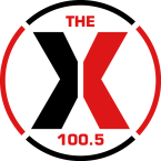 100.5 The X logo