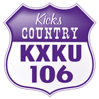 Kicks Country 106.1 logo