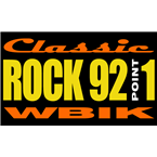 Rock 92.1/ WBIK logo