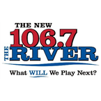 106.7 the River logo