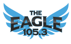 105.3 The Eagle ROCKS! logo