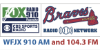 FOX 910 AM and 104.3 FM logo