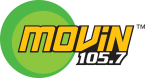 Movin' 105.7 logo