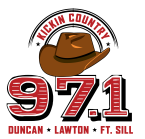 Kickin Country 971 logo