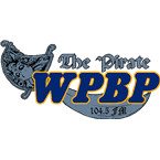 WPBP 104.5 The Pirate logo