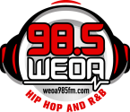 98.5 WEOA logo