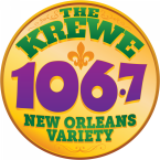 106.7 The Krewe logo