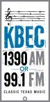 KBEC Classic Texas Music logo