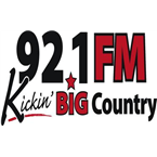 Kickin Country 92.1 logo