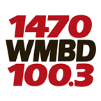 1470 AM 100.3 FM WMBD logo