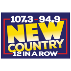 94.9 and 107.3 New Country logo