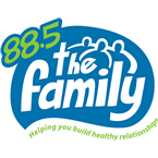 88.5 FM The Family logo