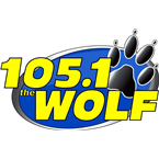 105.1 The Wolf logo