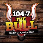 104.7 The Bull logo
