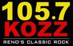 105.7 KOZZ Reno's Classic Rock logo
