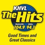 104.9 and 94.1 The Hits logo
