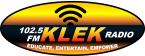 KLEK 102.5 F.M. logo