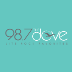 98.7 the Dove logo