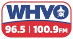 WHVO 96.5/100.9 logo