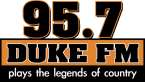 95.7 Duke FM logo